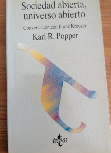 Portada del libro de Sociedad abierta, universo abierto : conversación con Franz Kreuzer (Filosofia)