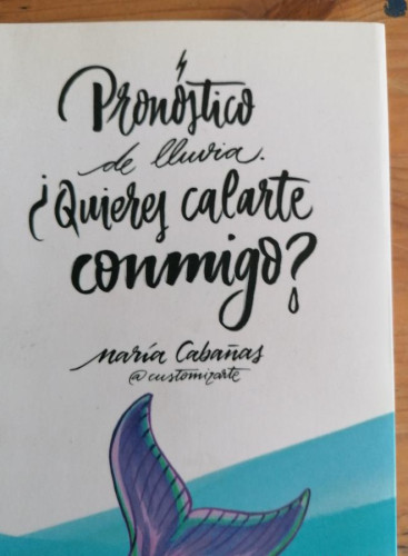 Portada del libro de Pronóstico de lluvia. ¿Quieres calarte conmigo? (Arte Poético)