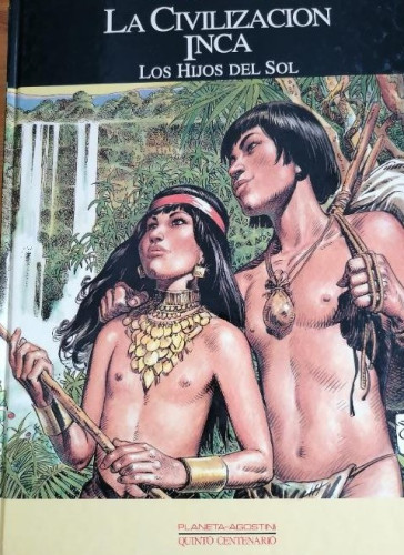 Portada del libro de RELATOS DEL NUEVO MUNDO. LOS HIJOS DEL SOL. LA CIVILIZACIÓN INCA.