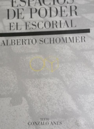 Portada del libro de Espacios de poder: el escorial