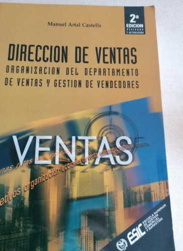 Portada del libro de Direccion de ventas