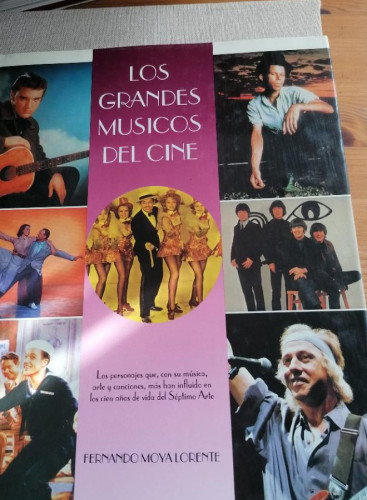 Portada del libro de LOS GRANDES MUSICOS DEL CINE (FERNANDO MOYA LORENTE) ROYAL BOOKS 1993 207pp