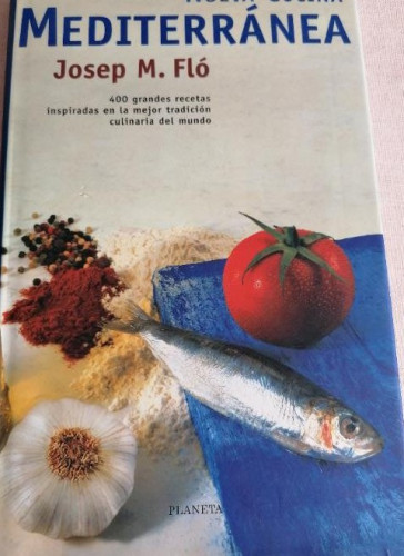 Portada del libro de Nueva cocina mediterránea