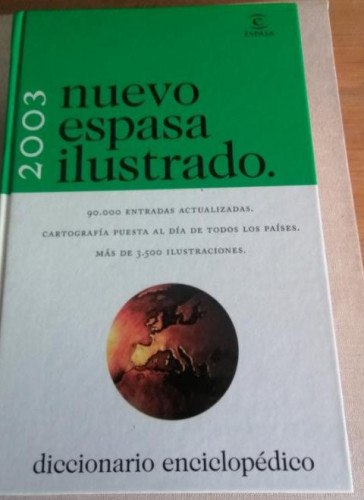 Portada del libro de Nuevo Espasa Ilustrado 2003. Diccionario Enciclopedico