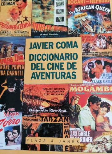Portada del libro Diccionario del cine de aventuras - Javier Coma nuevo