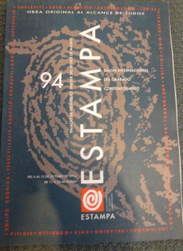 Portada del libro de ESTAMPA 1994 AYUNTAMIENTO MADRID. 120pp