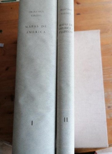 Portada del libro de VINDEL, Francisco - 2.vol Mapas de América en los libros españoles de los siglos XVI al XVIII