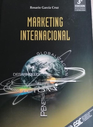 Portada del libro de Marketing internacional 3ª edicion revisada actualizada