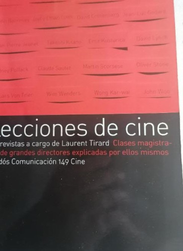 Portada del libro de Lecciones de cine (Comunicacion Cine)