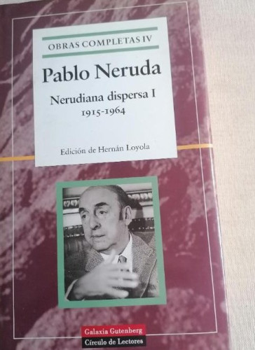 Portada del libro de Obras completas IV