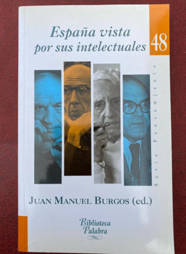 Portada del libro de Espa?a vista por sus Intelectuales (Biblioteca Palabra)