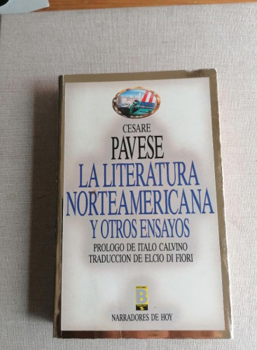 Portada del libro de La literatura norteamericana y otros ensayos. Pról. Italo Calvino. Trad. Elcio Di Fiori