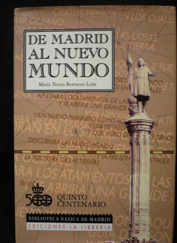 Portada del libro De Madrid al Nuevo Mundo