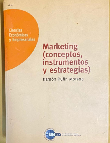 Portada del libro de Marketing (conceptos, instrumentos y estrategias) (UNIDAD DIDÁCTICA)