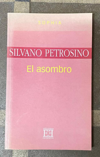 Portada del libro de El asombro: 3 (Sophia)