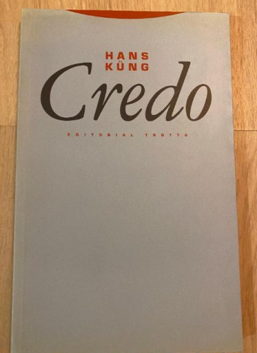 Portada del libro de CREDO. HANS KUNG. 2000, EDITORIAL TROTTA.
