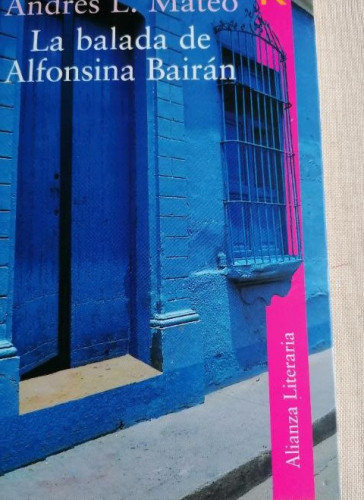 Portada del libro de La balada de Alfonsina Bairán