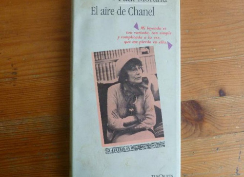 Portada del libro de EL AIRE DE CHANEL. PAULL MORAND. TUSQUETS. 1989 199pp