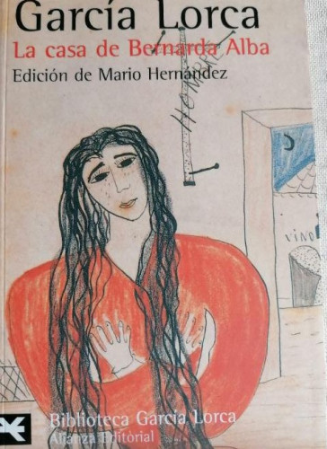 Portada del libro de La casa de Bernarda Alba. Federico García Lorca. Alianza ed. bolsillo NUEVO
