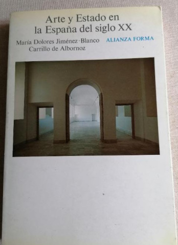 Portada del libro de Arte y estado en la España del siglo XX