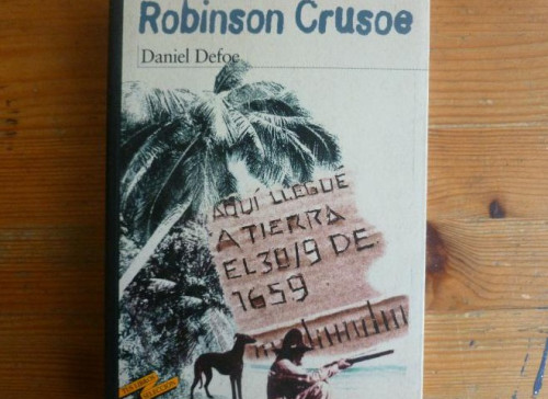 Portada del libro de ROBINSON CRUSOE. DANIEL DEFOE. ANAYA. 2000 400pp