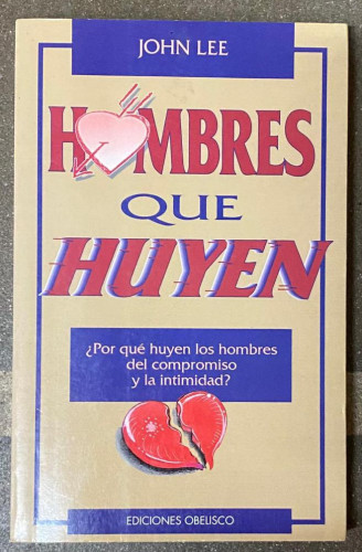 Portada del libro de Hombres que huyen (NUEVA CONSCIENCIA)