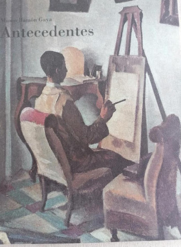 Portada del libro de MUSEO RAMÓN GAYA. ANTECEDENTES . 1990 SIN PAGINAR