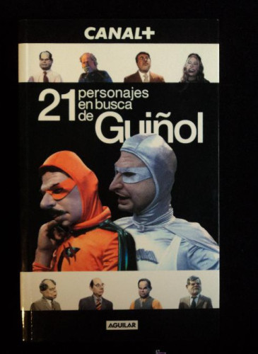 Portada del libro de 21 personajes en busca de guiñol (+video 2001)