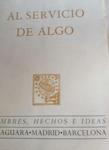 Portada del libro de Al servicio de algo