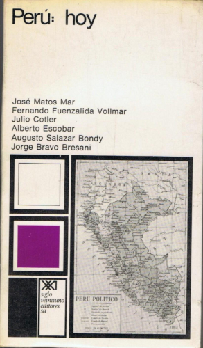Portada del libro de Perú: hoy. 