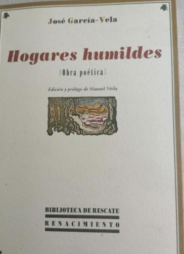 Portada del libro de Hogares Humildes: (Obra poética) (Biblioteca de Rescate)