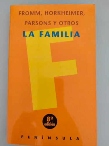 Portada del libro de La familia (HISTORIA, CIENCIA Y SOCIEDAD)