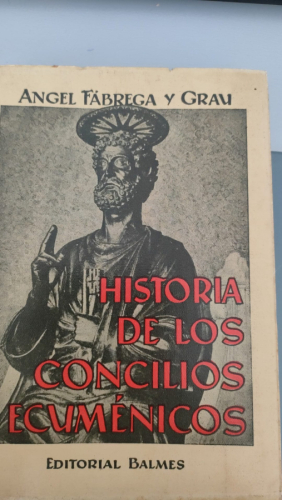 Portada del libro de Historia de los concilios ecuménicos