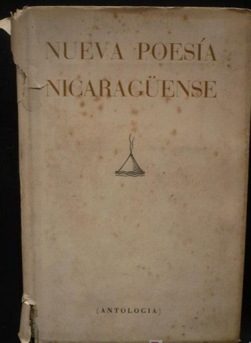 Portada del libro de NUEVA POESIA NICARAGUENSE. ANTOLOGIA. SEMINARIO HISPANO.1949.1ºED.512 PAG.SLEC.ERNESTO CARDENAL.