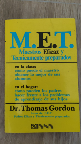 Portada del libro de M.E.T Maestros eficaz y Técnicamente preparados.