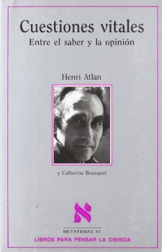 Portada del libro de Cuestiones vitales