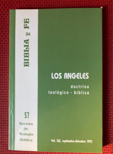 Portada del libro de Los Ángeles. Biblia y fe. 56 Revista de Teología Bíblica.