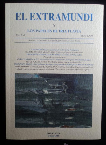 Portada del libro de EL EXTRAMUENDE Y LOS PAPELES DE IRIA FLAVIA. NUMERO LXIV