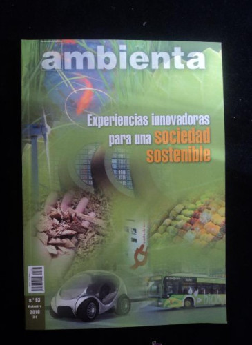 Portada del libro de AMBIENTA. EXPERIENCIAS INNOVADORAS SOCIEDAD SOSTENIBLE. Nº 93