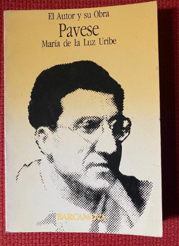 Portada del libro de Pavese