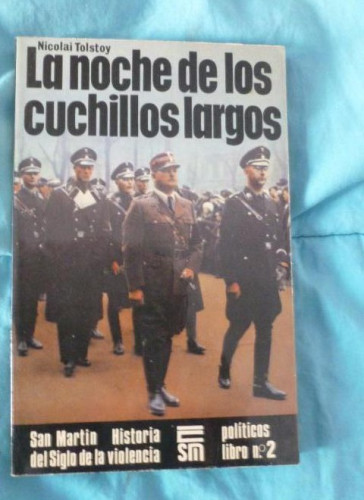 Portada del libro de Noche de los cuchillos largos, la