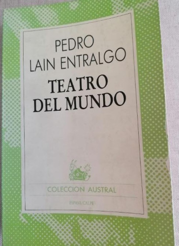 Portada del libro de Teatro del mundo