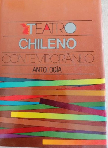 Portada del libro de Teatro chileno contemporáneo. Antología. Vv. Aa. Fondo de Cultura Económica (1992)