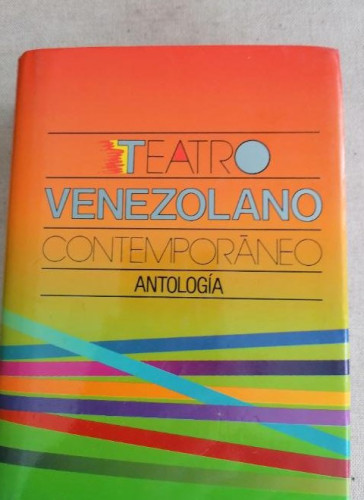 Portada del libro de Teatro Venezolano Contemporáneo. Antología FCE 1992 1881pp nuevo