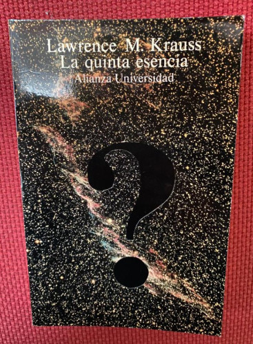 Portada del libro de Quinta esencia, la