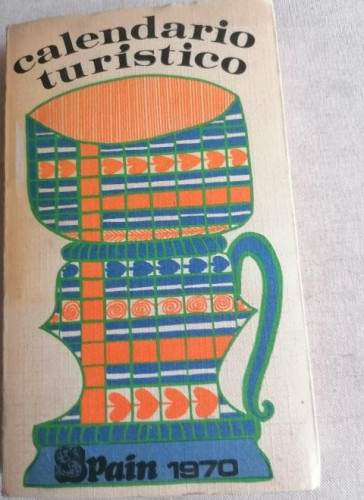 Portada del libro de CALENDARIO TURISTICO - SPAIN - AÑO 1970 - 460 PAGINAS, ESCRITO EN INGLES -