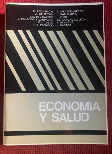 Portada del libro de ECONOMÍA Y SALUD. VARIOS AUTORES. EDITORIAL KARPOS.