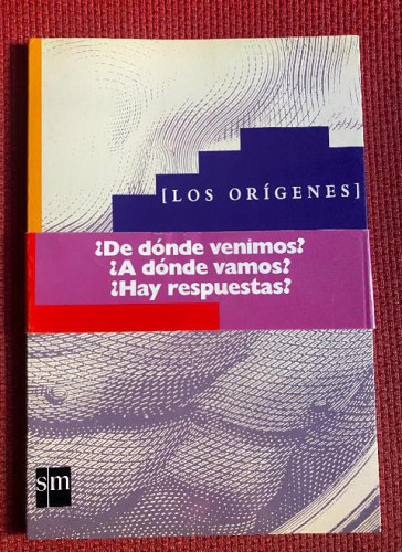 Portada del libro de LOS ORÍGENES. JESÚS LUIS CUNCHILLOS-ILARRI. SM.