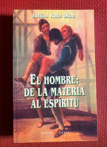 Portada del libro de El hombre, de la materia al espíritu