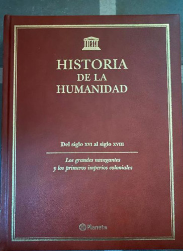 Portada del libro de HISTORIA DE LA HUMANIDAD TOMO 5. DEL SIGLO XVI AL SIGLO XVIII. PLANETA DE AGOSTINI.